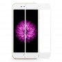4D стъклен протектор за целия дисплей за iPhone 8 бял