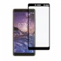 Извит стъклен протектор Full Glue за Nokia 7 Plus с черна рамка