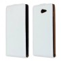 Кожен Flip калъф за Sony Xparia Z1 Compact Бял