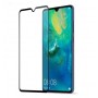 Извит стъклен протектор Full Glue за Huawei P Smart 2019 с черна рамка