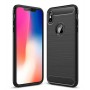 Силиконов гръб Carbon Fiber за iPhone XS Max