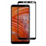Извит стъклен протектор Full Glue за Nokia 3.1 Plus с черна рамка