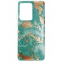 Твърд силиконов гръб Marble Green за Samsung Galaxy S20 Ultra