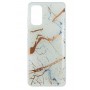 Твърд силиконов гръб Marble White за Samsung Galaxy A71
