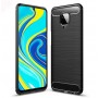 Силиконов гръб Carbon Fiber за Xiaomi Redmi Note 9S Black