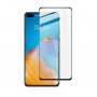 Извит стъклен протектор Full Glue за Huawei P40 Pro с черна рамка
