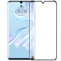 Извит стъклен протектор Full Glue за Huawei P30 Pro с черна рамка