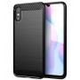 Силиконов гръб Carbon Fiber за Xiaomi Redmi 9A Black