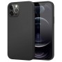 Black Matte Premium силиконов гръб за iPhone 12 Pro