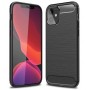 Силиконов гръб Carbon Fiber за iPhone 12 Black