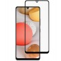 Извит стъклен протектор Full Glue за Samsung Galaxy A42 с черна рамка