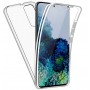 360-градусов силиконов кейс за Samsung Galaxy S20 FE Прозрачен