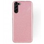 Блестящ силиконов гръб Shining за Samsung Galaxy S21 Plus Розов