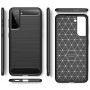 Силиконов гръб Carbon Fiber за Samsung Galaxy S21 Plus Black