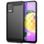 Силиконов гръб Carbon Fiber за LG K42/K52 Black