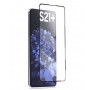 Извит стъклен протектор Full Glue за Samsung Galaxy S21 Plus с черна рамка