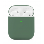 Силиконов калъф за AirPods 1 и 2 /Зелен/