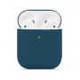 Силиконов калъф за AirPods 1 и 2 /Син/