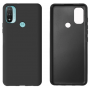 Black Matte Premium силиконов гръб за Motorola E20