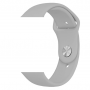 Силиконова каишка за iWatch 42/44 mm M/L &ndash; Сива