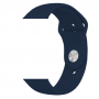 Силиконова каишка за iWatch 42/44 mm S/M &ndash; Мастилено синя