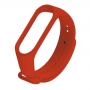 Силиконова каишка за смарт гривна Xiaomi Mi Band 5/6 &ndash; Червена