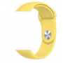 Силиконова каишка за iWatch 42/44 mm S/M &ndash; Жълта
