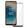 Извит стъклен протектор Full Glue за Nokia G60 5G с черна рамка