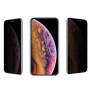 Privacy Full glue стъклен протектор за iPhone Xs Max с черна рамка