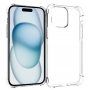 Удароустойчив прозрачен силиконов гръб за iPhone 15 Plus