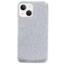 Блестящ силиконов гръб Shining за iPhone 15 Сребрист