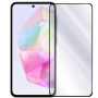 Извит стъклен протектор Full Glue за Samsung Galaxy A35 с черна рамка