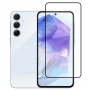 Извит стъклен протектор Full Glue за Samsung Galaxy A55 с черна рамка