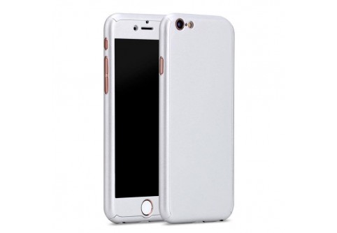 360-градусов калъф за iPhone 7 Silver 