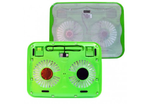 Охладител за лаптоп 15.6 инча зелен 