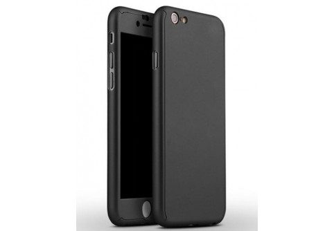 360-градусов калъф за iPhone 7 Matte Black 