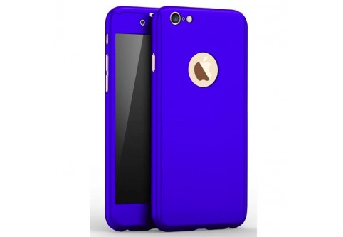 360-градусов калъф за iPhone 7 Blue 