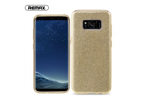 Силиконов гръб Remax Glitter Gold за Samsung Galaxy S8 