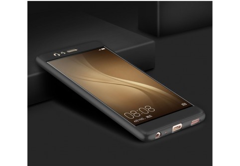 360-градусов калъф за Huawei P8 lite Black 