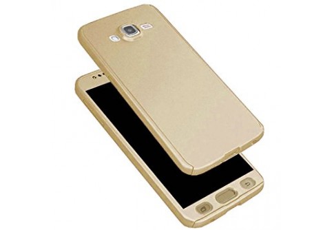 360-градусов калъф за Samsung Galaxy J7 2016 Gold 