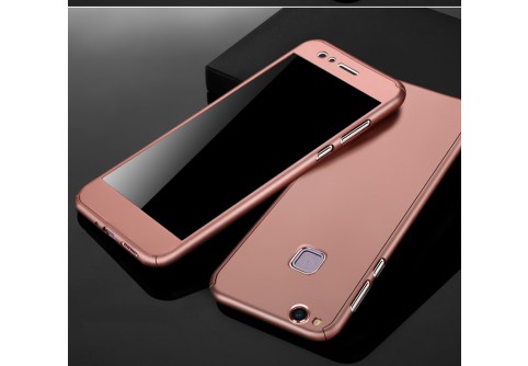 360-градусов калъф за Huawei P10 lite Rose Gold
