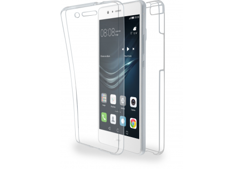 360-градусов силиконов кейс за Huawei P10 lite Прозрачен