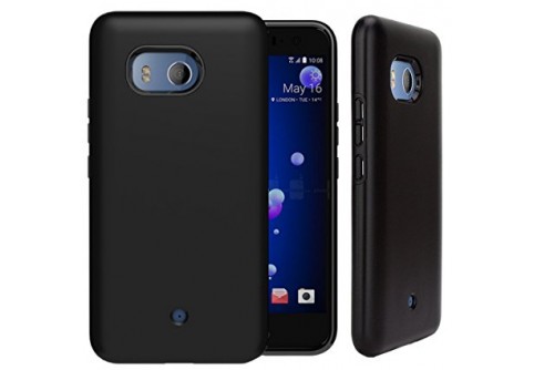 Силиконов гръб за HTC U11 Черен