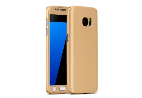 360-градусов калъф за Samsung Galaxy A5 2016 Gold