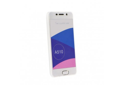 360-градусов силиконов кейс за Samsung Galaxy A5 2016 Прозрачен