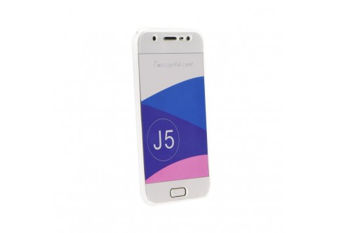 360-градусов силиконов кейс за Samsung Galaxy J5 2016 Прозрачен