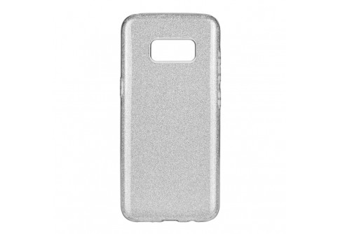 Блестящ силиконов гръб Forcell Shining за Samsung Galaxy S8 Сребрист
