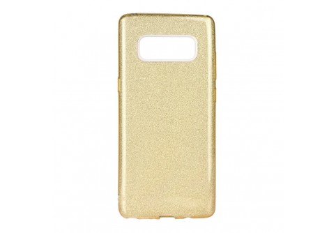Блестящ силиконов гръб Forcell Shining за Samsung Galaxy Note 8 Златист