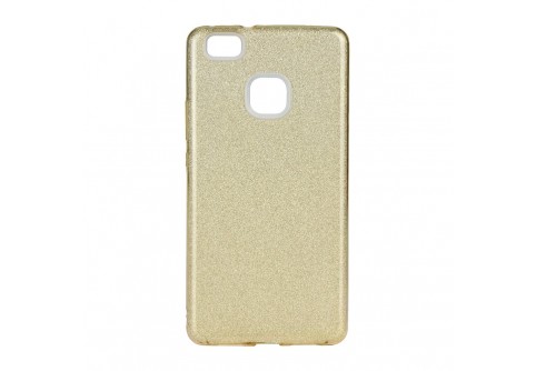 Блестящ силиконов гръб Forcell Shining за Huawei P9 lite Златист