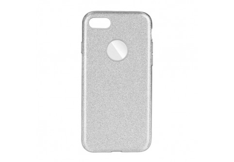 Блестящ силиконов гръб Forcell Shining за iphone 7/8 Plus Сребрист